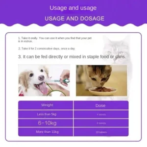 Comprimidos nutricionais que atuam como reguladores e supressores de emoções para cães e gatos cães e gatos - Imagem 5